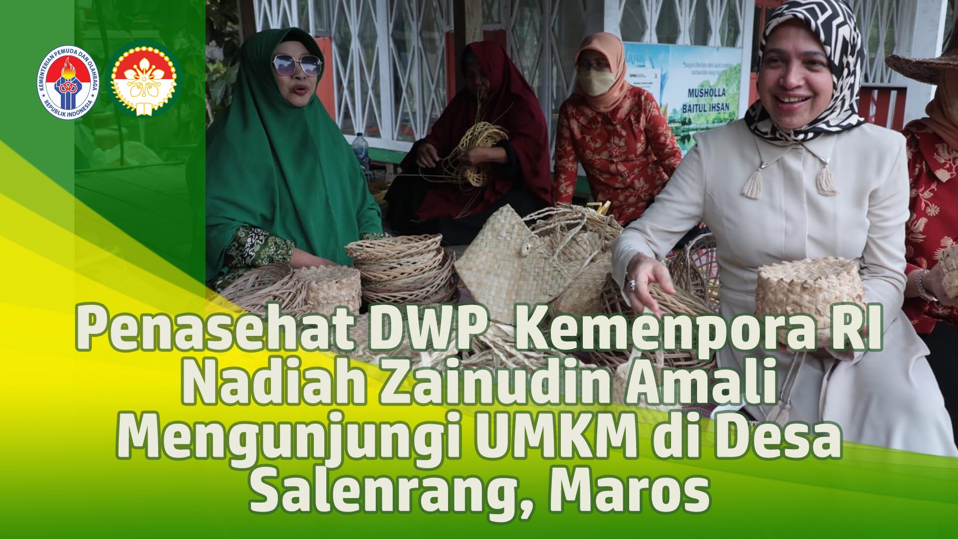 DWP Kemenpora  Kunjungi UMKM di Desa Salenrang, Maros Sulawesi Selatan